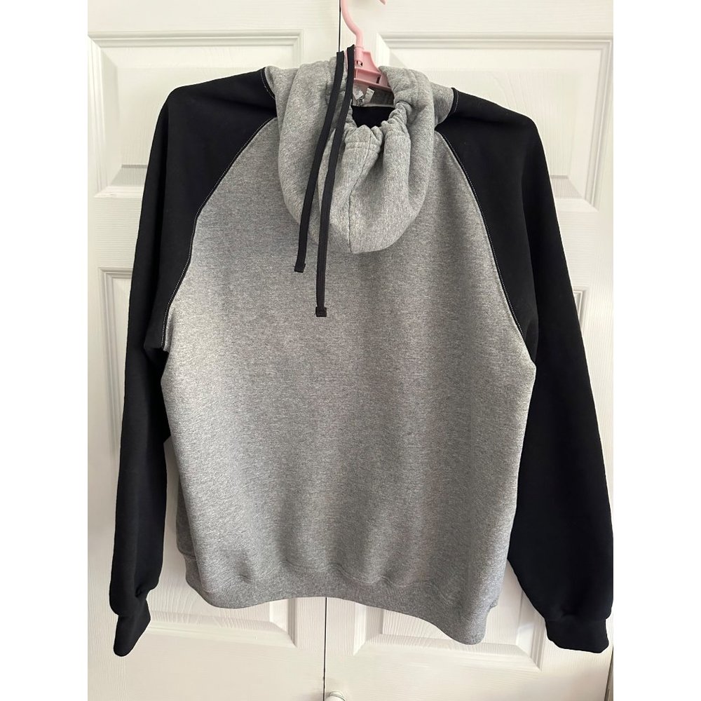Jerzees Philadelphia Eagles "22 NFC Gray Black Men's 2XL Hoodie CHECK PHOTOS - Picture 2 of 9